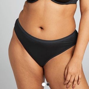 Lane Bryant No show black thong